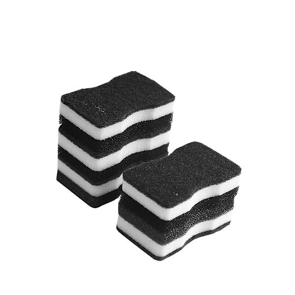 5 kpl Kaksoispuolinen Astianpesusieni Keittiön Hankauslevy Sieni Hankaaja Puhdistuslevy (ohut vyötärö)11 11x7x3.5cm