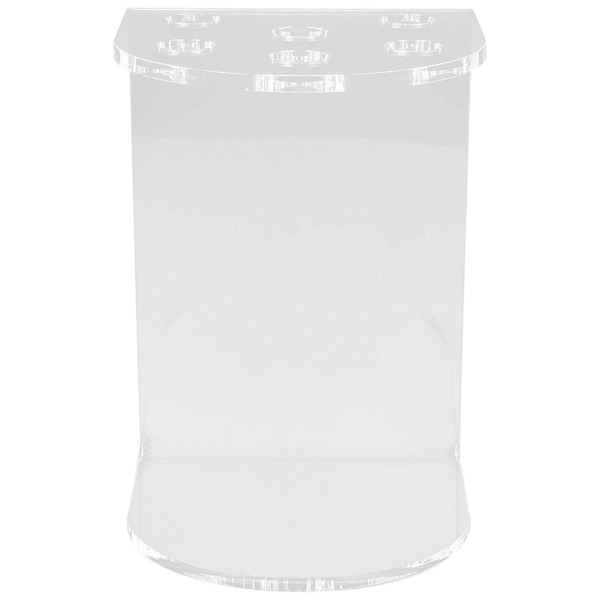 Værktøjsstativ Salon Saks Holder Salon Saks Organizer Hårkam Holder Hårpleje Værktøjs HolderTran Transparent color 15x10cm