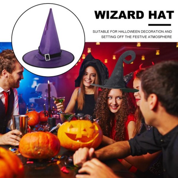 Top Hat Hat Hat til Halloween Kostumer Fødselsdag Kvinder, Sort Hat Kostume