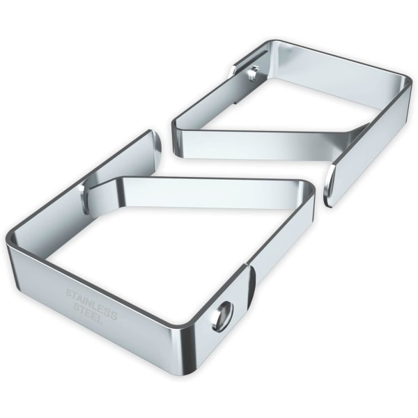RYI)4cm x 8 stykker - Dugklemmer Sæt med 8 Rustfrit Stål Bord