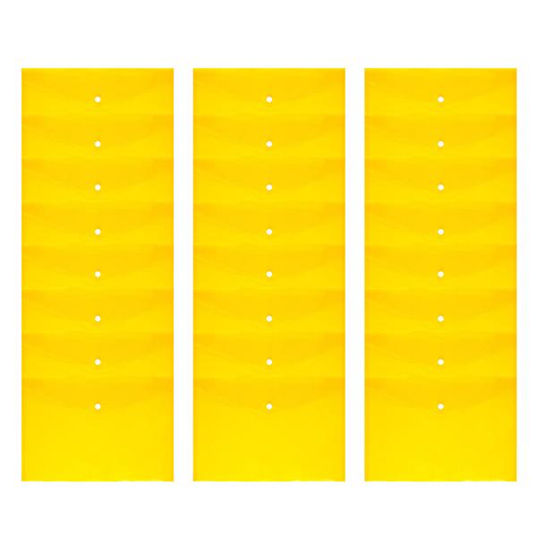 24st kuvertfil Organizer med tryckknapp Transparent dokumentkuvertmapp (gul Yellow 33x23x0.5cm
