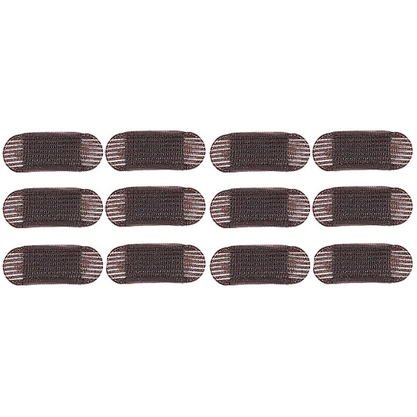 18 kpl Naisten Volyymi Bump-Lisäosat Hiusten Pohjat Hiusten Muotoiluvälineet Bump-Tynyt 12 kpl 7X2.8X0.5CM 12 pcs 7X2.8X0.5CM