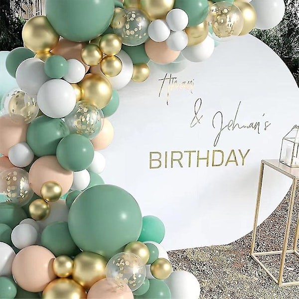 Cirkelram Kit, Ballongbåge Kit Ballonggirlanghållare Ballongring Stativ - Lätt att Montera och Demontera - För Bröllop, Dop, Födelsedag