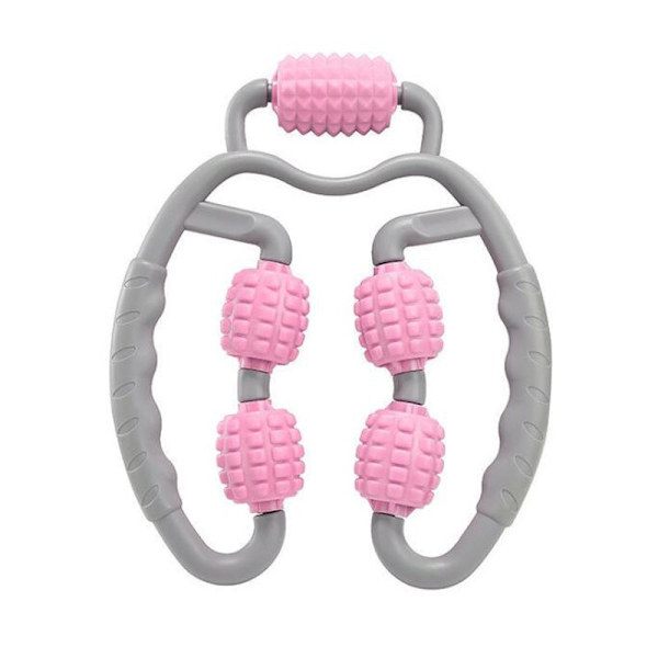 5-Hjul Fascia Muskelrulle, Cellulitrulle, Massagerulle för att Lindra Muskelsmärta i Lår, Vad, Arm, Axlar