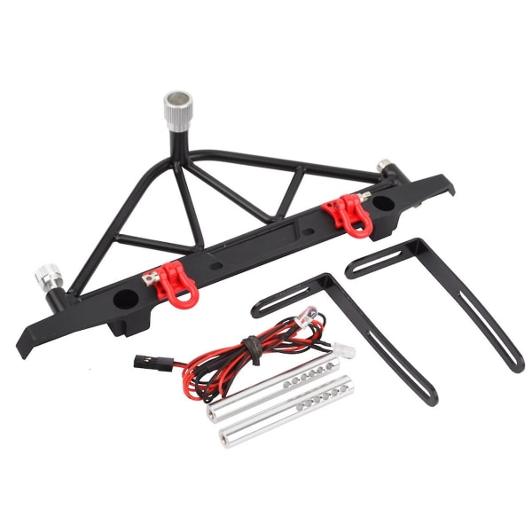 Metall Bakre Stötfångare Med Reservdäckshållare Kompatibel Med Axial Traxxas Trx4 Scx10 Scx10 Ii 90046 Scx10 Iii 1/10 R