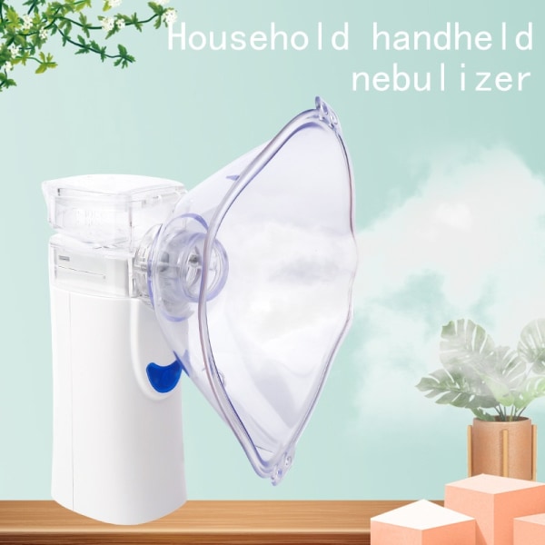 Bärbar nebulisator, handhållen mesh -nebulisator för vuxna och barn, batteridriven resor till hemmakontoret