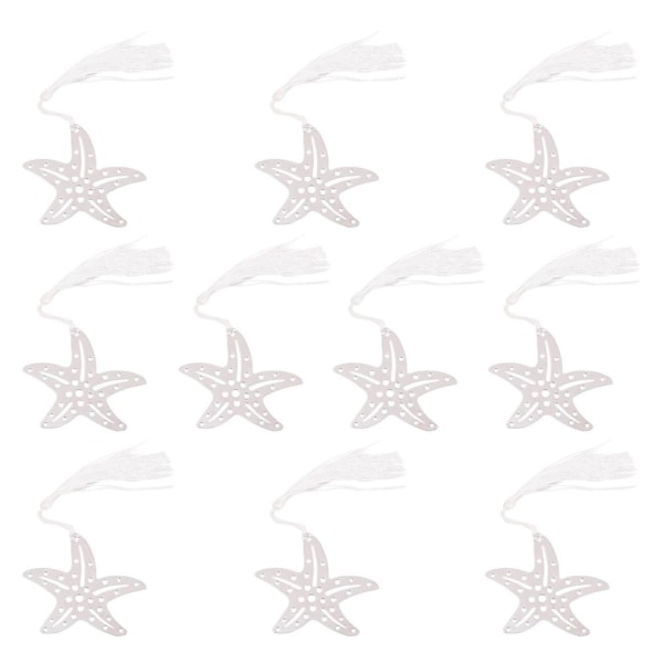 10 stk. Studentgaver Metal Bogmærker Sidemarkører Graduation Gaver Gave GraduationSilver Silver