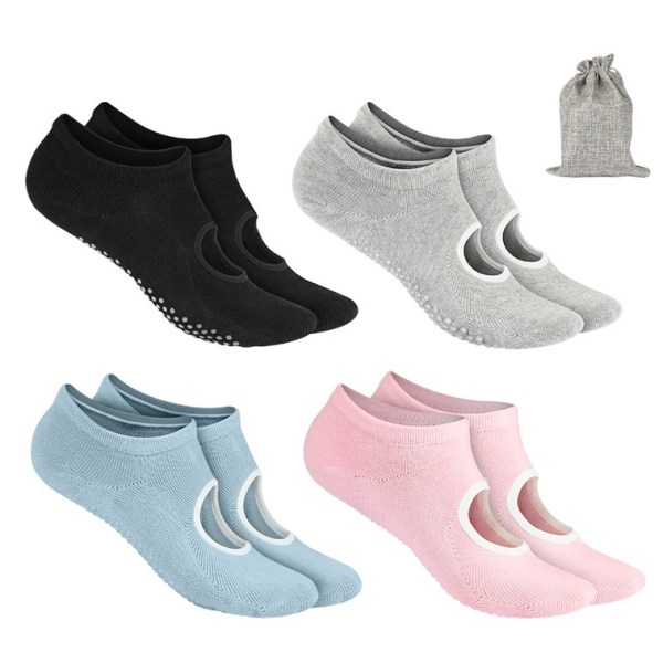 Jooga-sukat Liukumattomat sukat kahvoilla Pilates Ballet Barre -sukat naisille