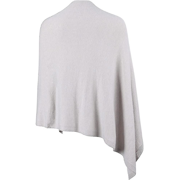 Naisten Lämmin Napillinen Neulotu Neulehuivi Cape Cardigan Kashmir/Kashmir Tuntuiset Käärehuivi