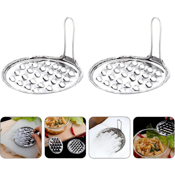 Jelly Steel Jelly -kaavin, Jelly -kaavintyökalut, papujellykaapimet, kaavin ruostumattomasta teräksestä (1 kpl, hopea)