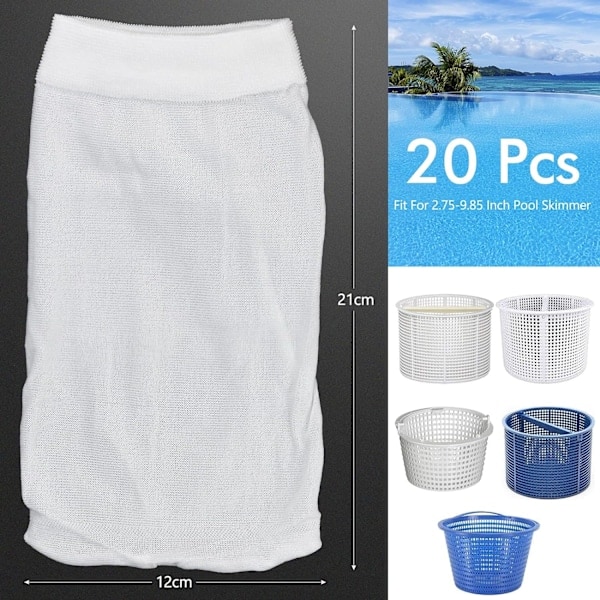 /Ryi/ 20 kpl Pool Skimmer -sukat Uima-altaan suodatinsukka