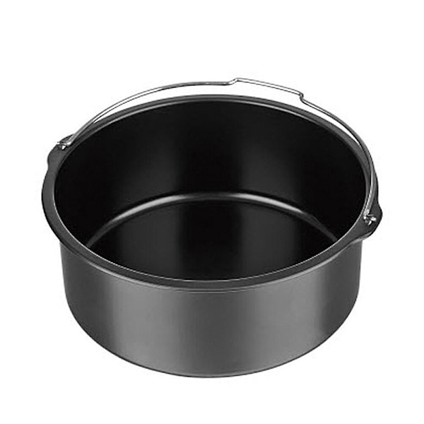 1 kpl Ilmakypsennin Tarvikkeet Leivonta Kakku Kori Pizza Pan Grill Pot Keittiötyökalu Keittiö Gadget Kotiin Black 18.9X17.8X7.8cm
