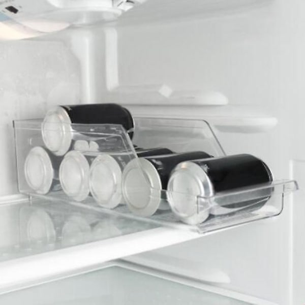 Plast Køleskab og fryser Opbevaringsorganisator kompatibel med køkken, klar