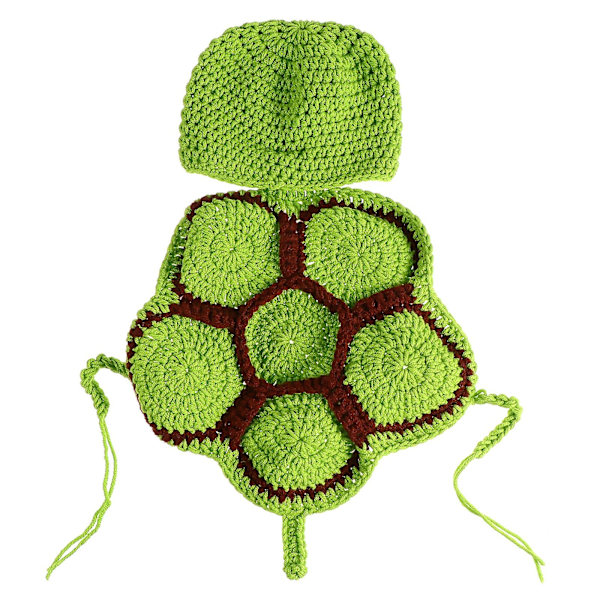 1 Sæt Nyfødt Kostume Sæt Åndbart Fleksibelt Klæd-Ud Rekvisitter (Lysegrøn)Grøn33x24cm Green 33x24cm