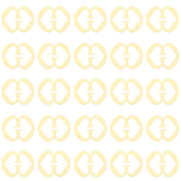 50 stk Kreative Usynlige BH-spenner Kvinner Undertøy Stropp Anti-skli SpennerKompleksjon 50stk4.3X3.5C Complexion 50pcs 4.3X3.5CM