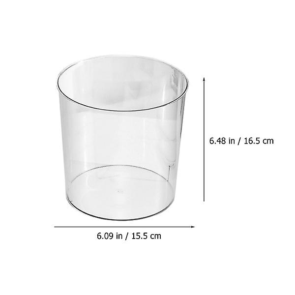2 kpl Roska-astia Toimisto Pieni Roskakori Makuuhuone Roskakori Roska-astia Keittiö Roskakori Jäte Transparent 16.5x15.5cm