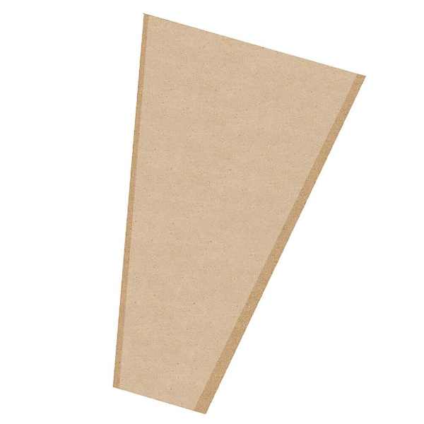 50 st Kraftpappersblomsterpåsar Rosblomsterhandlare Inslagningspapper Blomsterförpackning Papper Khaki 45X25X10CM Khaki 45X25X10CM