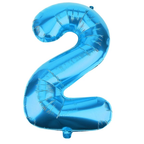 32 tums digital aluminiumfilmsballong födelsedag 0-9 Digital ballong G