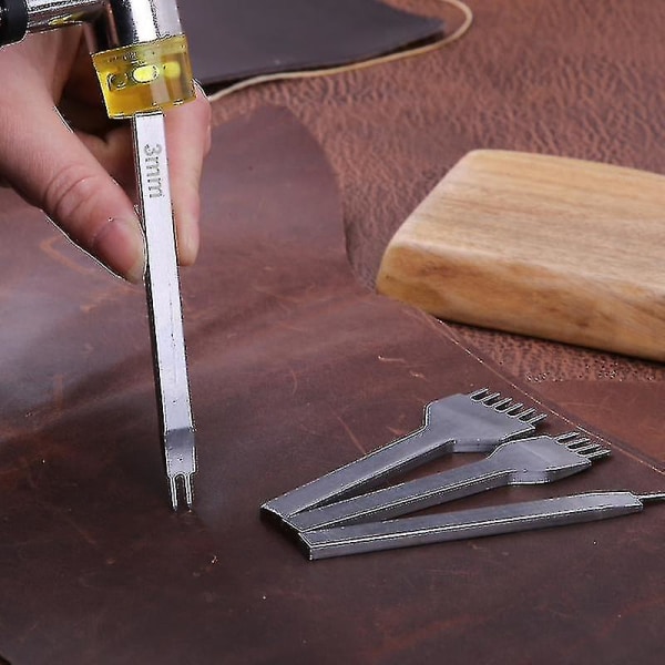 Nahkatyökalusetti Käsinompelu Pistotyökalut Kaiverrustyö DIY