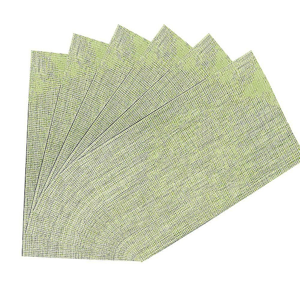 Alusmatot, 8 kpl setti, lämmönkestäviä, tahran kestäviä, liukumattomat alusmatot keittiön pöydälle, pestäviä ja kestäviä PVC-alusmattoja