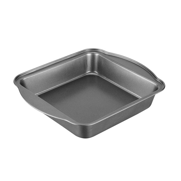 Dobbel øre firkantet bakeform Premium Non-Stick Firkantet Kakeform, Karbonstål bakebrett 27.5*23.3*5.2cm