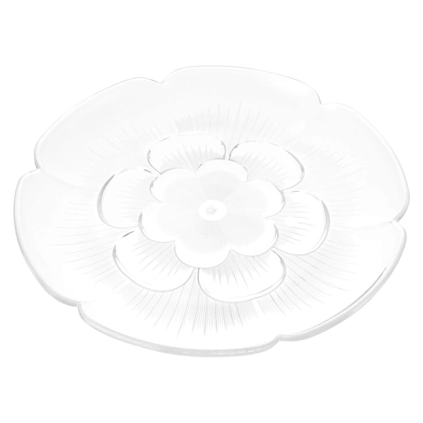 Tørket Fruktfat Hjemme Dessert Fruktfat Akryl Transparent Snack Serveringsbrett Transparent 30X30X3CM Transparent 30X30X3CM