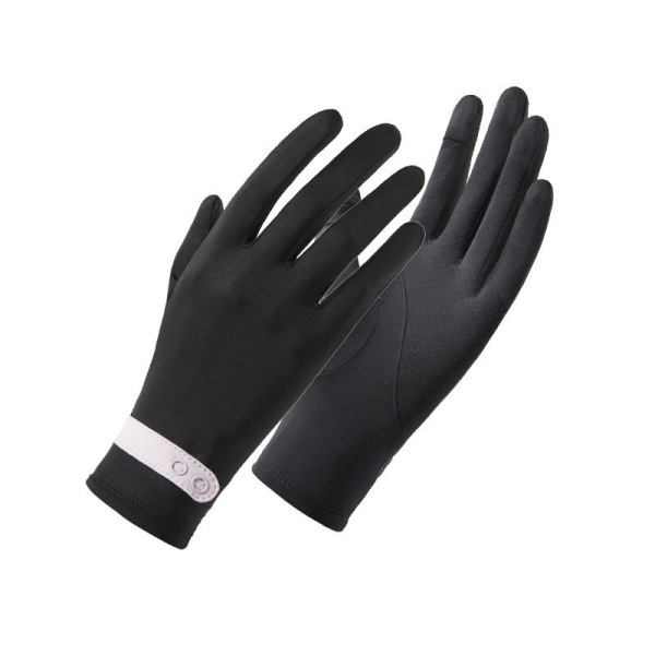 Solbeskyttelseshansker for kvinner, fullfinger berøringsskjermhansker, UPF 50+ sommer UV-beskyttelseshansker for golf, fotturer og andre utendørsaktiviteter