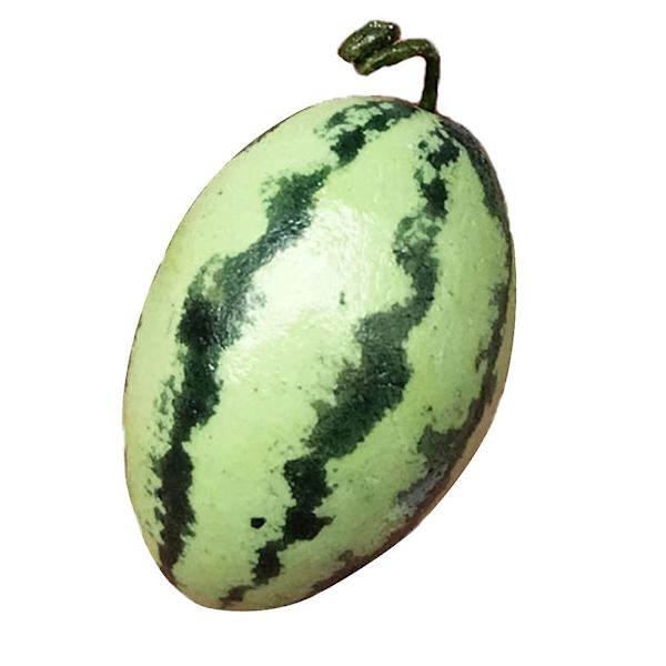 1 st Mini Vattenmelon Modell Simulerings Vattenmelon Dekoration Miniatyr Scen Prop Vattenmelon 2x1.5cm Watermelon 2x1.5cm