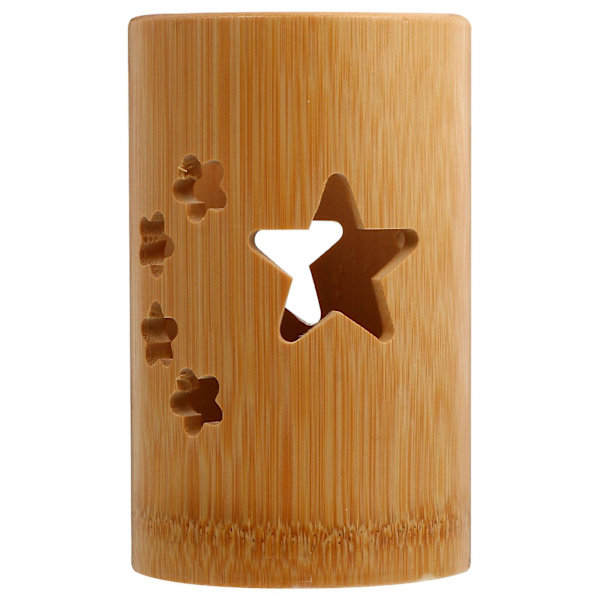 Bambubeståndare för köksredskap Premium Köksredskapsställ Praktisk Redskapsbehållare Star16X10X10CM Star 16X10X10CM