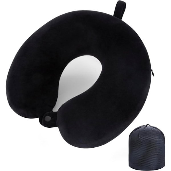 /Ryi/Resekudde Nackkudde Memory Foam Resekuddar Huvudstöd Kudde för Långa Resor Sovvila.