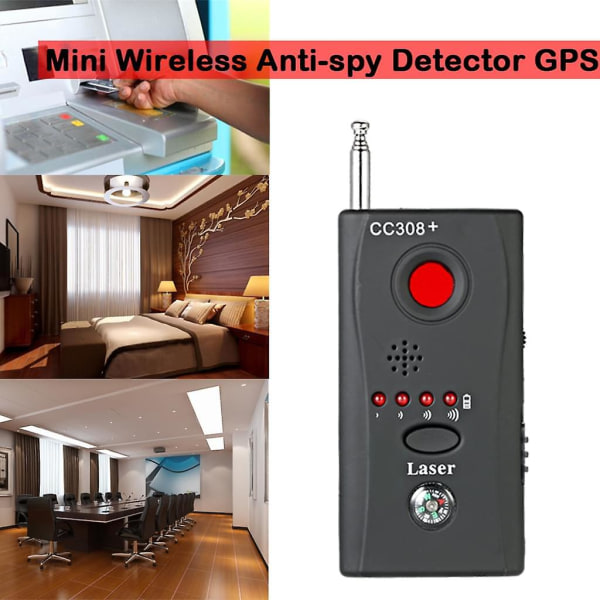 Trådlös antidetektor dold kamera Gsm Audio Bug Finder Gps-signallins