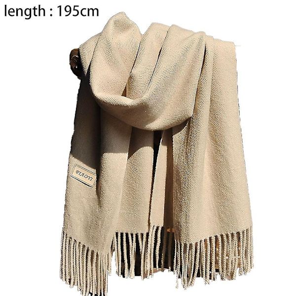 Sommer skjerf - Oversized langt lett lin stoff skjerf - Naken Nude