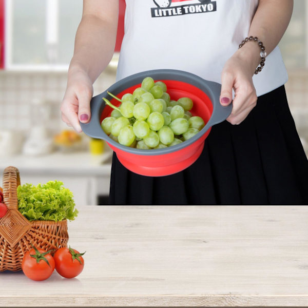 Kasaannettavat Silikonisiivilät, Kasaannettavat Taitettavat Siivilät Keittiön Hedelmäkori Kasaannettavat Suodatinsiivilät Siiviläsetti Keittiölle