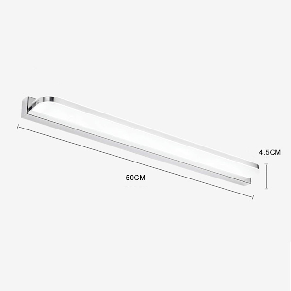 LED Spejllys 12w Badeværelsesvæglampe Neutral Hvid 4000k Moderne Indendørs Badeværelseslys Lampe Badeværelsesbelysning 1000lm 50 Ikke-dimbar Ip44