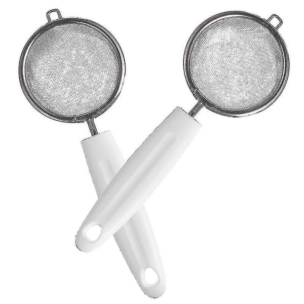 3 stk Håndholdt Sil Mesh Melsifter Melsifter Melsifting Sil