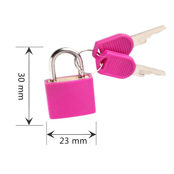 4 kpl Matkalaukku Lukot Avaimilla, Pienet Lukot Kahvalla, Matkatavaroiden Lukot Värillisiä Mini Lukkoja, Lokerolle, Matkatavaralle, Kouluun, Arkisto Kaappeihin, Kuntosalille