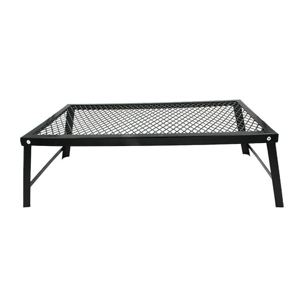 Jern Bærbar Spray Sammenleggbart Bord For Camping Utendørsaktiviteter Mesh Piknik Grillbord Rustfritt Bord (svart)Svart50X30 cm Black 50X30 cm