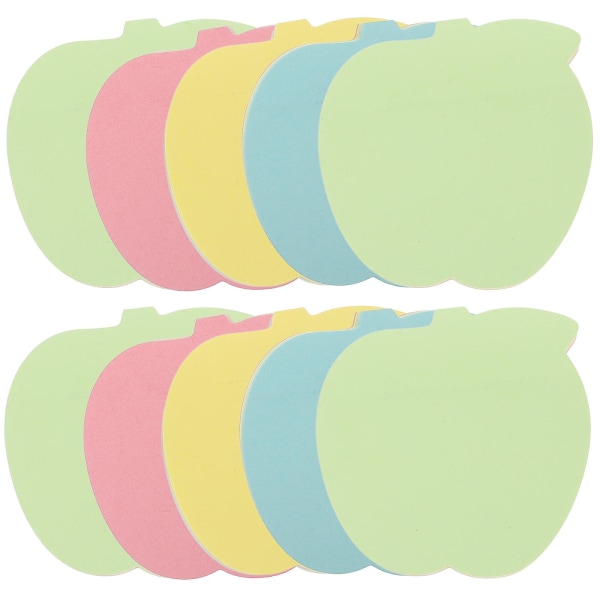 10 Sets Of Memo Pads Tearable Memo Stickers Portable To-do List Memo Pads7.2X7.1CM