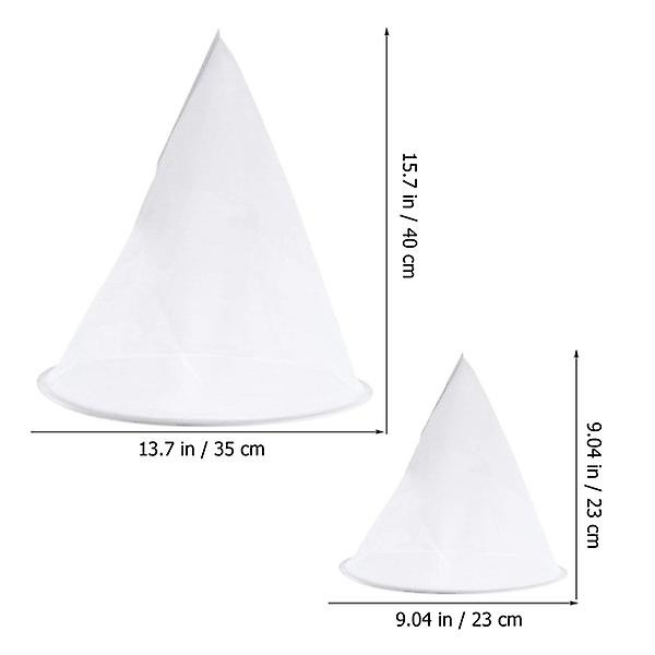 3-pack Honungsfilter, Matfilter, Fint Nät, Köksnät, Vit, 40x35cm White 40x35cm