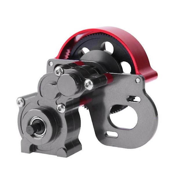 Kompatibel med Rc Axial Scx10 Truck Alloy Gear Box, fuld Metal Samlet Gearkasse med Stål Gear S