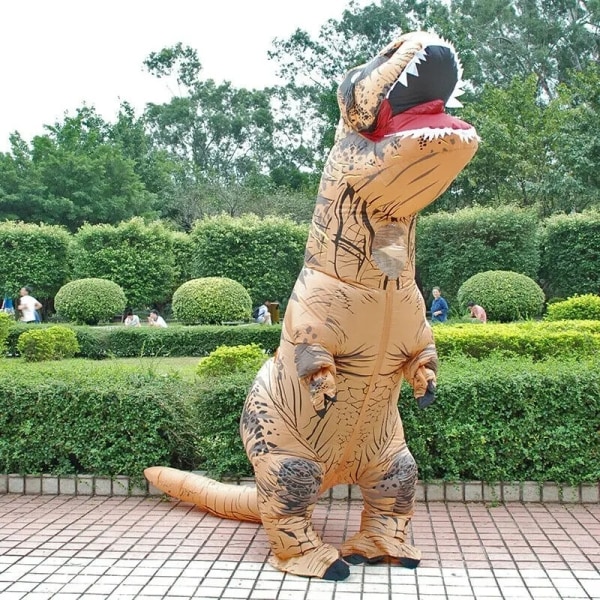 Børneoriginal farve 100 - 150 cm Kostume Oppustelig Dinosaur Kostume Halloween Alle lejligheder *Voksen og børnestørrelser* Juras