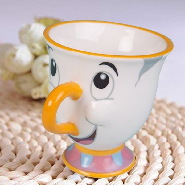 Sød Beast Tekande Mrs Potts Chip Tekande Keramik Kop Julegaver