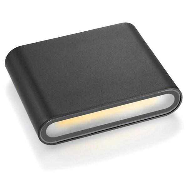 6 W Udendørs Væggemonterede Lamper Slank Udendørs Lampe Led Væggemonteret Lampe Ganglampe Udendørs Lampe Sort Black