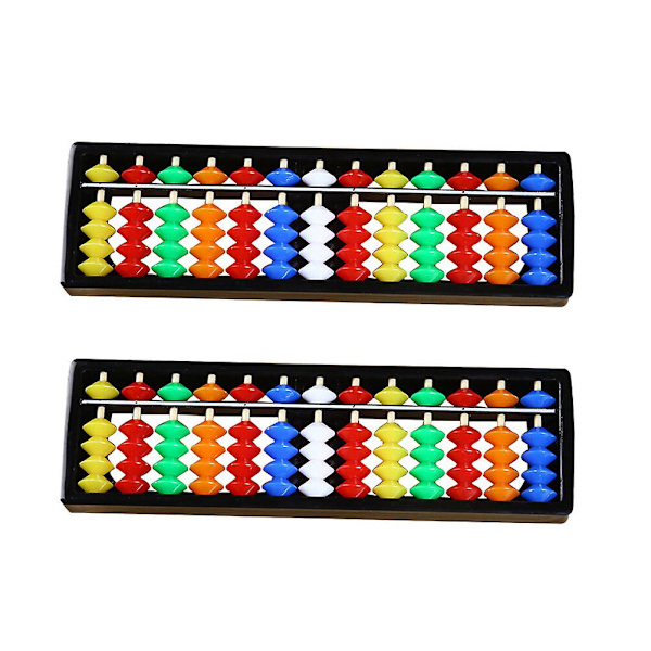 2 kpl Abakus Lasten Matematiikan Oppimislelu Lasten Aritmeettinen Abakus Opiskelijoiden Matematiikan Abakus Lasten Abakus LelutA Assorted Color 20.3X6.3X1.5CM
