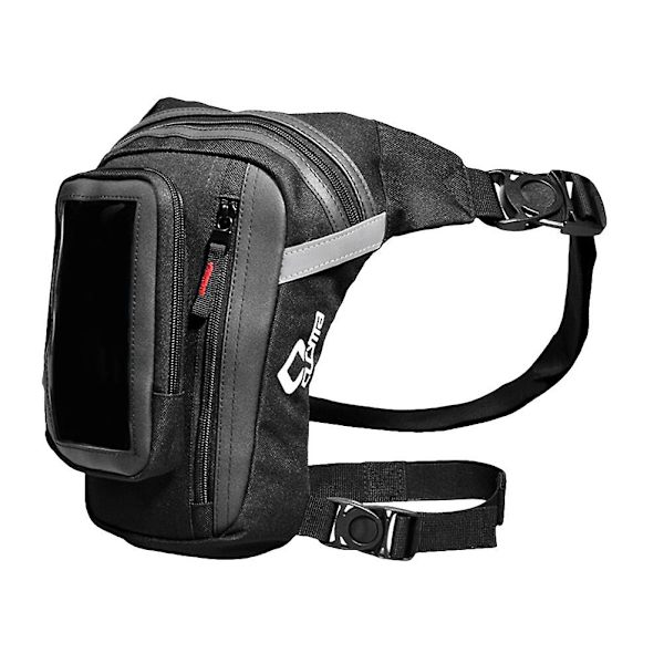 Midjeväsk Women Bike Drop Leg Bag Detecting Lårpack Lår Midjeväsk Midjeväsk Drop Leg Bag Tool Black 26.5X18cm