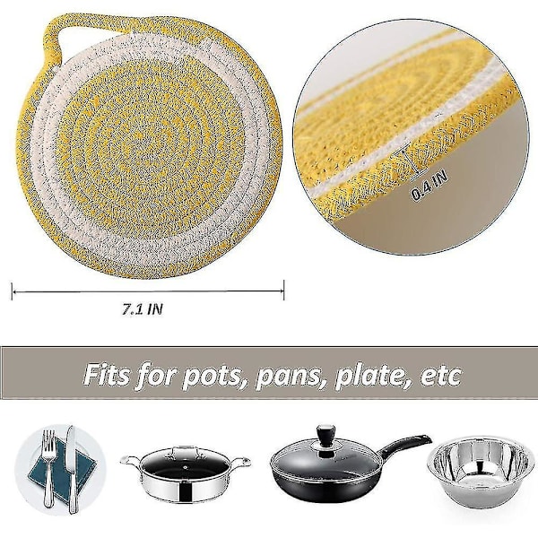 100 % Bomullsfyllde Kokekarsett for Hot Pot og Pot 3 (7 sett)