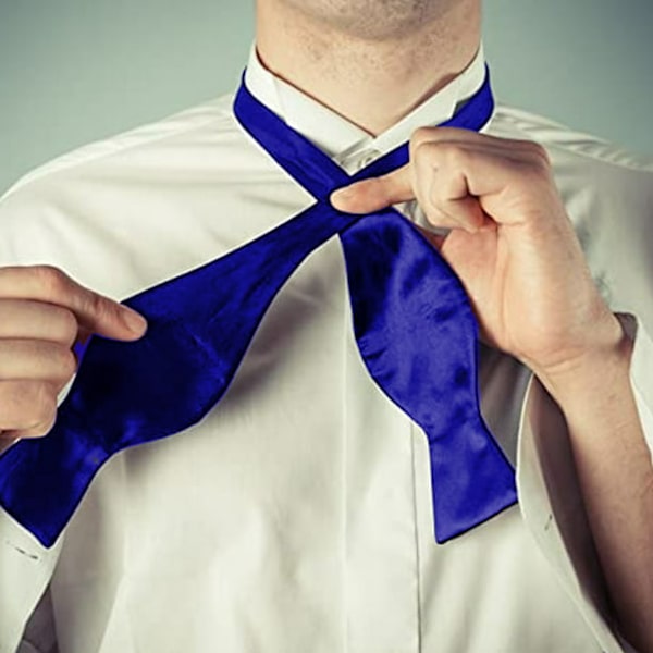 Miehet Solid Bow Ties Tuxedo ja Hää Bow Ties Polyester Silk Solid Color Pumpkin Hand Tied Business Suit Bow Tie