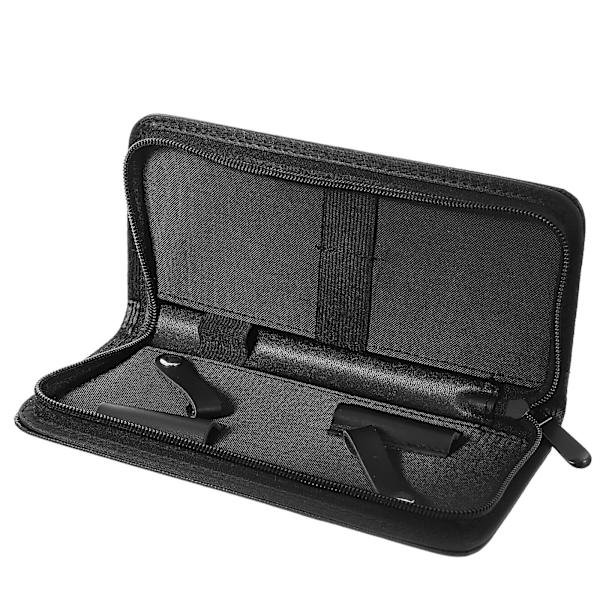 Verktygsorganiseringsväska Saxpåse Holster Kammar Saxväska Läder Barberare CaseSvart22X10X3CM Black 22X10X3CM