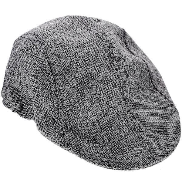 Mode Casual Artist Painter Flat Beret Caps Män Justerbar Flat Hat (mörkgrå) Mörkgrå Dark Grey