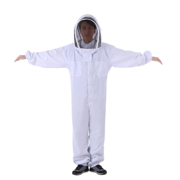 Biodlingskläder (XXL) biodlingsverktyg bikläder förtjockad bomull anti-bi kläder i ett stycke skyddskläder bikläder